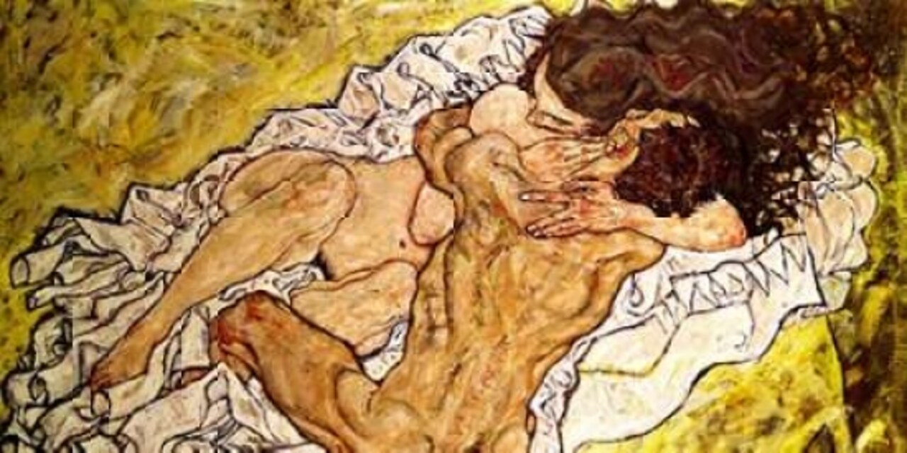 The Embrace Poster Print by Egon Schiele - Item # VARPDX2SC077